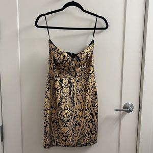 Gianni Bini Gold/Black Dress
